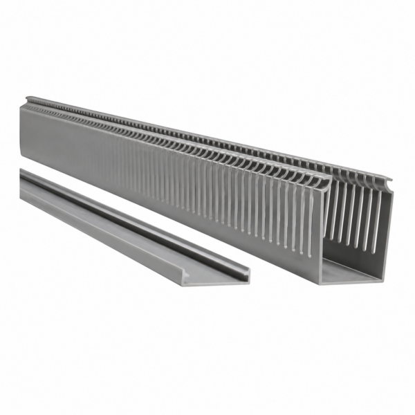 15-12-4060-28 Canaleta ranurada gris 40×60 mm HVDV7