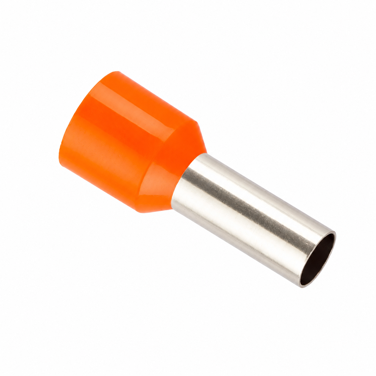 Ferrule Doble 4MM (12 AWG) Naranjo (100un)