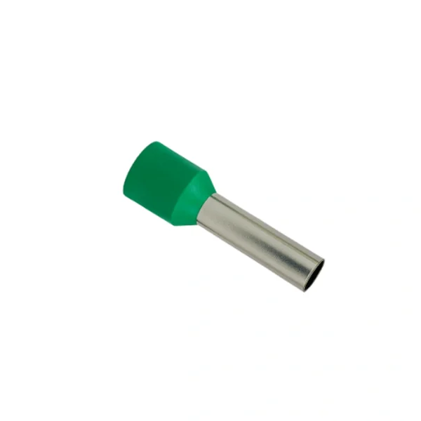 Ferrule aislado 6 mm² 10 AWG verde E6012 (100 unidades)