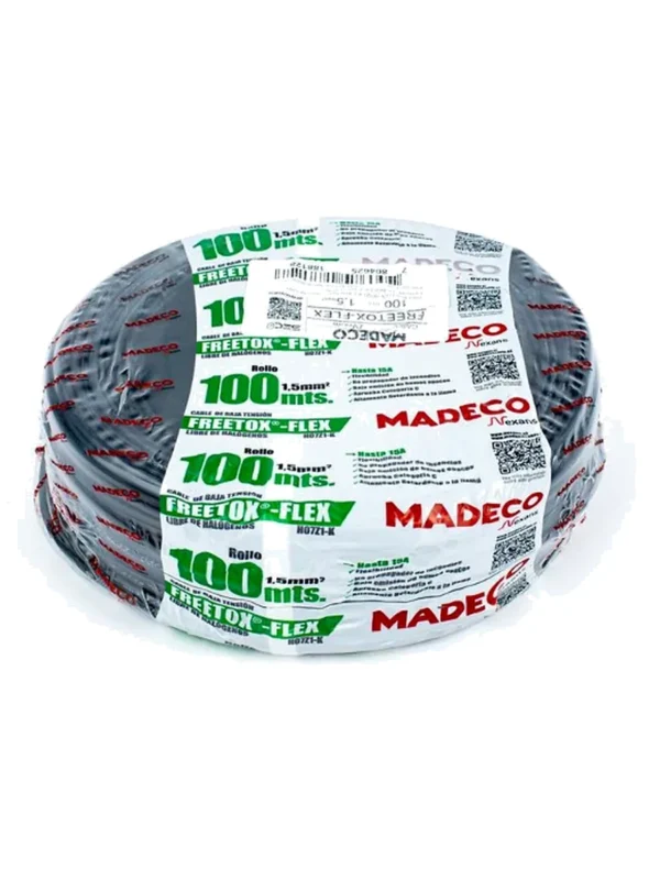 35300171_normalizada_1200 Cable libre de halógenos H07Z1-K 1,5 mm² negro 750V 100 m