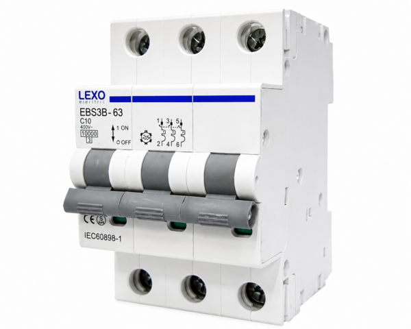 Interruptor automático 3X25A curva C 11kA