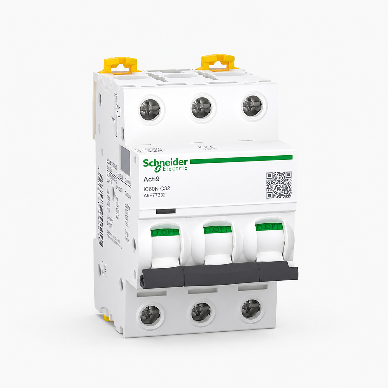 INTERRUPTOR AUTOMATICO 2P 32A C 10KA iC60N Acti9 A9F77232 SCHNEIDER
